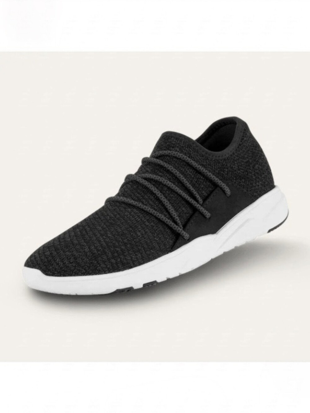 Men's Vessi Cityscape Classic Waterproof Slip-Ion Sock Sneakers Size 9 Black EUC